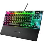 SteelSeries ゲーミングキーボード テンキーレス 有線 英語配列 OmniPointスイッチ 有機ELディスプレイ搭載 Apex Pro T