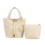 バッグインバッグ 付本革キューブバッグ 本革キューブ型バッグ キューブ バッグ レザー 本革 鞄 バック