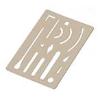 字消板 (A) ドラパス 測定具 その他測定・製図1 17-032