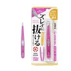 GT-235ズレずに抜ける驚きの毛抜先斜めシヤイニーピンク