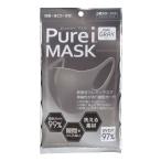 【メール便05】ピュアアイマスク グレイ レギュラーサイズ (3枚入) Purei MASK ポリウレタンマスク