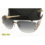 ラスト1点 CAZAL カザール サングラス 9095-001 フチナシ ブラック/ゴールド 9095 c001