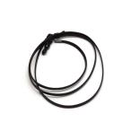 MISAKI 10-05 flat кожа сердцевина ввод C черный [ очки цепь ][ кожа шнурок ][ почтовая доставка . отправка OK]