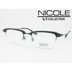NICOLE ニコル メガネ 薄型非球面レンズセット 13286-3 度付き対応 近視 遠視 老眼 遠近両用 メンズ レディース クラシカル サーモント ブロウ ブロー