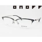 ONOFF オノフ メガネ 薄型非球面レンズセット ON-5252-1 度付き対応 近視 遠視 乱視 老眼鏡 遠近両用 メンズ ブロー サーモント