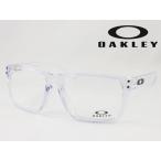 【遠近も0円！】OAKLEY オークリー OX8100F-0356 ホルブルック 薄型非球面度付きレンズセット メガネフレーム ポリッシュクリア 透明 アジアンフィッティング