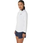  Asics dry ui мужской половина Zip рубашка с длинным рукавом brilliant белый 2042A279-100 теннис женский ASICS