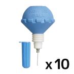 10個セット ケンコー ソフトテニスポンプ ブルー TSPHP1-V-BU-C（1個）空気入れ テニスボール 軟式テニス KENKO ナガセケンコー