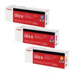 純正品 3色セット  キャノン 大容量トナーカートリッジ069H 3色セット CANON CRG-069H C/M/Y