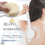 ボディブラシ 柔らかい ロング 背中