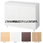 木製収納ボックス ハイタイプ 丸棒脚タイプ W90cm用 エクリュ【店舗什器 パネル ディスプレー 棚 店舗備品】