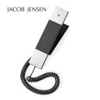 JACOB JENSEN ヤコブ・イェンセン HT20-3B 正規品 デザイン電話機 シルバー 電話器 シンプル おしゃれ スリム コンパクト 北欧 Telephone JJN010074