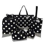 入園入学セット polka dot large(twill・black) 入園グッズ 入学グッズ 小学校入学準備 N8155110