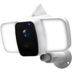 投光照明セキュリティカメラ屋外、Viewzone 1080PワイヤレスIPカメラ、充電式バッテリー駆動WiFiカメラ ナイトビジョン-new-l19