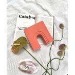 トンネルモチーフ モチーフフラワーベース 門 凱旋門 花びん 花瓶 一輪挿し フラワーベース セラミック オレンジ 韓国 韓国雑貨 韓国デザイン おしゃれ かわいい