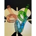 花瓶 花びん フラワーベース 一輪挿し 透明 クリア うねり カラフル 韓国 韓国雑貨 韓国デザイン 韓国インテリア おしゃれ かわいい ギフト トレンド