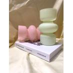 花瓶 花びん フラワーベース デザインフラワーベース 一輪挿し でこぼこ 凹凸 ピンク イエロー 韓国 韓国雑貨 韓国デザイン 韓国インテリア おしゃれ かわいい