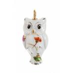 マイセン ペンダント 約3.4×1.7cm 「ノーブルスキャタードフラワー」 フクロウ(ハーフレリーフ) プレゼント 普段使い おしゃれ マイセン公式/日本総代理店