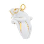 マイセン ペンダント 約3.7×2.2cm 「ゴールド」 カエル(フルレリーフ) プレゼント 普段使い おしゃれ マイセン公式/日本総代理店