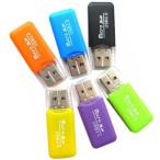 SALE!!![蓋付 TYPE-B]マイクロSDカード用 USB カードリーダー【microsdhc 2GB 4GB 8GB 16GB 32GB 64GB対応】お色指定不可