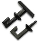 .. ось крюк единственный в своем роде металлические принадлежности настенный свиток пол между 1 упаковка ( ползун type ×2, винт type ×1)