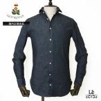 GUYROVER ギローバー ダンガリーシャツ デニムシャツ 長袖 メンズ ブラック 無地 秋冬 イタリア ブランド 国内正規品 【送料無料】