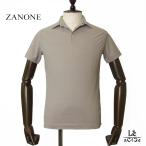 【30%OFF】ZANONE ザノーネ ポロシャツ アイスコットン メンズ 811818 ZG380 半袖 無地 グレージュ イタリア ブランド 春夏 国内正規品