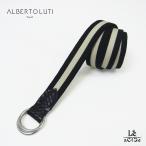 ALBERTO LUTI Albert ruti лента кольцо ремень мужской хлопок двухцветный черный белый bai цвет Италия бренд внутренний стандартный товар 