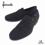 FERRANTE フェランテ スエード ローファー ISEO イセオ ブラック 黒 本革 レザー メンズ シューズ イタリア ブランド 国内正規品