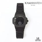 Yahoo! Yahoo!ショッピング(ヤフー ショッピング)【30％OFF】KAMAWATCH カーマウォッチ FIX CARERA 腕時計 加熱変色なし ポリカーボネート製 スモールセコンド ブラック 黒 メンズ 日本製クォーツ 国内正規品