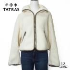 TATRAS タトラス ボア ブルゾン SONA ソナ レディース ボア ジャケット パイピング 長袖 フリース ホワイト イタリア ブランド 国内正規品