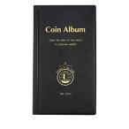 180ポケットコインアルバム-コインコレクション用品-コイン収集ホルダ,コレクター用ブックアルバム、コレクターアルバムストレージはコインの直径が4.2