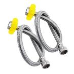  гибкий труба водоснабжение для водоснабжение труба удлинение установка шланг гайка . толщина .... подключение для 60CM гибкий шланг нержавеющая сталь сталь производства . выдерживающий еда .. превосходит ...13 вентиль для туалета 