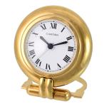  Cartier ko Rize дорожные часы кварцевый класть часы W0100005 GP белый циферблат Cartier Colis?e