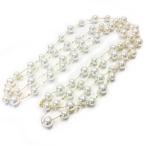 Yahoo! Yahoo!ショッピング(ヤフー ショッピング)ネックレス 大粒パールモチーフのロングネックレス アクセサリー レディース 結婚式 入学式 卒業式 入園式 卒園式 パーティー ホワイト 白 ゴールド 金色 誕生日