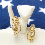 Yahoo! Yahoo!ショッピング(ヤフー ショッピング)ピアス シンメトリー猫ピアス アクセサリー ねこ ネコ 猫 にゃんこ キャット cat アニマル ゴールド 金色 プレゼント ギフト