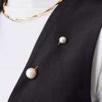 ブローチパールピン日本製K18GP...