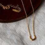  колье женский подкова K18GP. металлический шланг колодка U знак металл аллергия никель свободный ювелирные изделия офис простой модный 