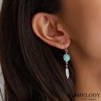 イヤリングピアス日本製揺れるK18...