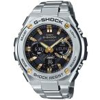 CASIO カシオ 腕時計 G-SHOCK　GST-W110D-1A9JF　G-STEEL G-STEEL 電波ソーラー アナデジ　シルバー　ブラック　ゴールド