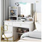 ドレッサー おしゃれ テーブル 安い 鏡台 椅子 スツール セット 収納 LED ライト デスク 化粧台80CM メイク コスメ かわいい 化粧 家具 新生活