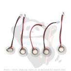 5 個ミストメーカーフォガーセラミックディスク DIY キット噴霧プレートワイヤー付き 16 ミリメートルセラミックディスク家庭用 DIY 加湿器修理