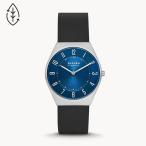  Skagen Grenen Ultra тонкий 2 игла midnight кожа часы #SKW6826 SKAGEN. покупка 