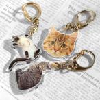 キーホルダー 猫のお写真で作るキーホルダー ペット写真 ペットメモリアルグッズ 名入れ プレゼント ギフト