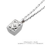 ソウルジュエリー 遺骨を納めるペンダント　クレスト・シルバー×ダイヤモンド  （チェーンの長さが選べます）