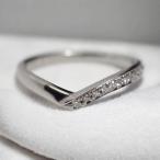 【MR11/Pt900】メモリアルリングMR11 地金：プラチナ900  ダイヤモンド10石 〜遺骨リング 完全防水の指輪〜