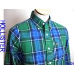美品　◆ホリスター　長袖シャツ　緑系　サイズS　◆　ｋ004
