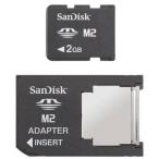 メモリースティック 2GB M2 SDMSM2-002G サンディスク アダプター付属 バルク品
