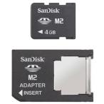 メモリースティック 4GB M2 SDMSM2-004G サンディスク アダプター付属 バルク品