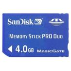 メモリースティック PRO Duo 4GB  SDMSPD-4096 サンディスク リファービッシュ バルク品